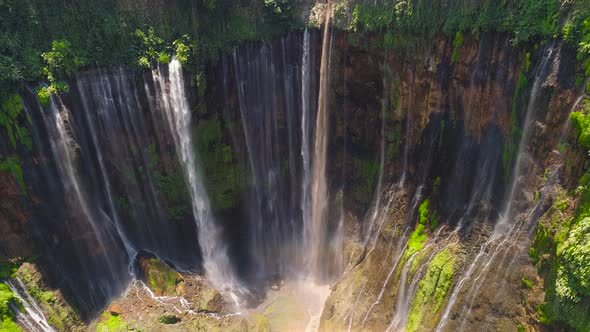 Waterfall Coban Sewu Java Indonesia