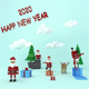 Lowpoly Santa Claus Pack 2020 - 3DOcean Item for Sale