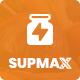 Supmax - Health Supplement Landing Page - ThemeForest Item for Sale