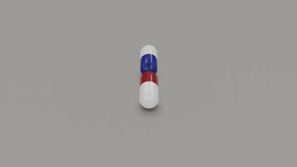 medicine pills and capsules animation alt