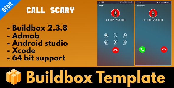 Call scary - Buildbox 2.3.8 Template