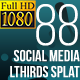 Social Media Lower Thirds Splat FullHD (Video) - VideoHive Item for Sale