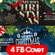 Merry Christmas Facebook Cover - GraphicRiver Item for Sale