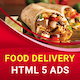 Food Delivery - HTML5 Animated Banner - CodeCanyon Item for Sale