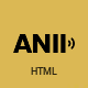 Anii - Audio Podcast HTML Site Template - ThemeForest Item for Sale
