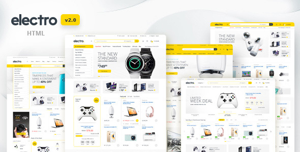 Electro - Electronics Szablon eCommerce HTML