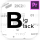 Big Black Titles And Typography - VideoHive Item for Sale
