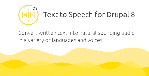 Golos — Text to Speech Plugin for Drupal 8