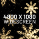 Christmas Snowflakes Gold Background Widescreen - VideoHive Item for Sale