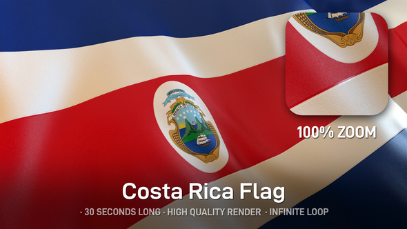 Costa Rica Flag