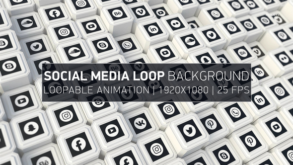 Social Media Loop Background
