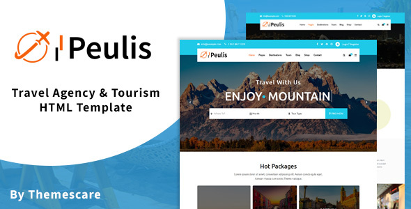 Peulis - Travel Agency & Tourism HTML Template