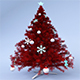 Red Christmas Tree. - 3DOcean Item for Sale