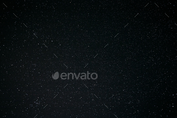Real Night Sky Stars Background. Starry Night Sky With Stars. Natural Background With Black Sky And / Photodune, Misc