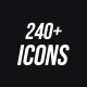 240+ Icons Pack - VideoHive Item for Sale