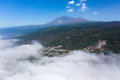 Teide National Park and village, landscape above the clouds. Tenerife, Canary Islands, Spain - PhotoDune Item for Sale