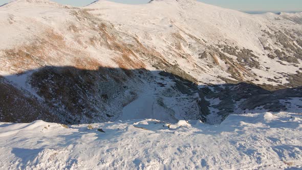 Mountain Lake Brebeneskul in the Carpathians