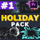 Cartoon Holiday Elements | Premiere Pro MOGRT - VideoHive Item for Sale
