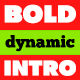 Bold Dynamic Intro - VideoHive Item for Sale