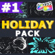 Cartoon Holiday Elements | FCPX - VideoHive Item for Sale