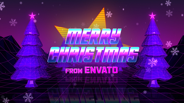 Retro 80s Christmas Wishes alt