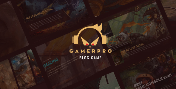 GAMERPRO - Fantastic Blog Sketch Template