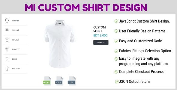 MI Custom Shirt Designer jQuery Plugin