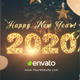 Happy New Year 2020 Paper Greetings - VideoHive Item for Sale