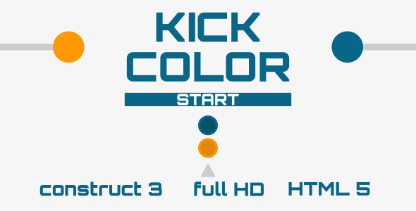 Kick Color - HTML5 Game (Construct3)