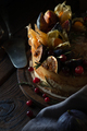 Cheesecake with physalis and dates and wild berries - PhotoDune Item for Sale