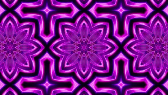 Purple Kaleidoscope Loop 4 K 07