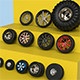 Tire collection - 3DOcean Item for Sale