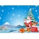 Christmas Picture-Santa Claus with a Bag of Gifts - GraphicRiver Item for Sale