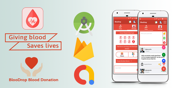 BlooDrop - Blood Donation Android Full App
