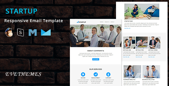 Startup - Responsive Email Template