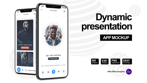 Dynamic App Presentation Mockup alt