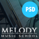 Melody | Music School PSD Template - ThemeForest Item for Sale