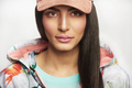Pretty female model in casual jacket and cap - PhotoDune Item for Sale