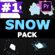 2D Cartoon Snow | Premiere Pro MOGRT - VideoHive Item for Sale