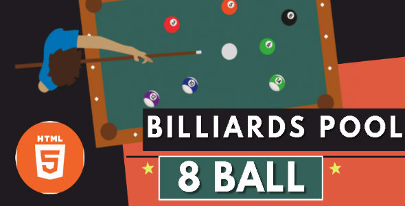 Billiards Pool 8 Ball 2022 - HTML5 Game - HTML5 Website