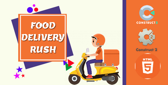 Food Delivery Rush HTML5 Game - HTML5 Website