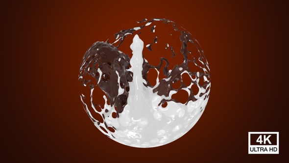 Chocolate And Milk Collision Splash V2 alt