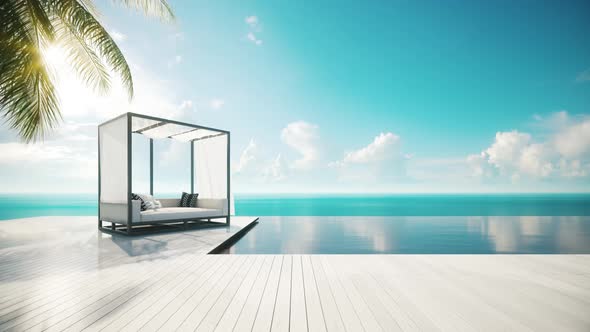 An Infinity Pool Overlooking The Ocean