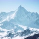 Panoramic Mountain View of Snow Capped Peaks and Glaciers - VideoHive Item for Sale