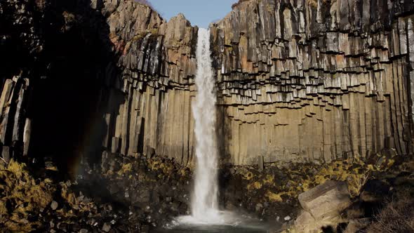 Svartifoss Waterfall in Iceland