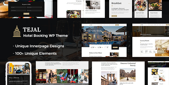 Tejal – Hotel WordPress