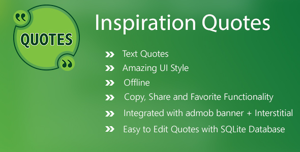 Inspiration Quotes (Text Quotes) - Android App