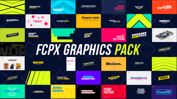 Motion Graphics Pack | FCPX and Apple Motion alt