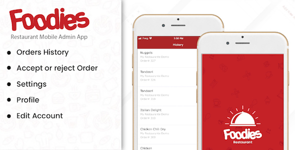Foodies - IOS Native Order Taking Restaurant App