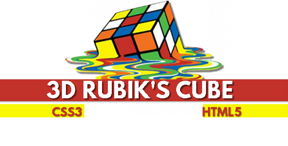 3D Rubiks Cube CSS3 & HTML5 Game - HTML5 Website